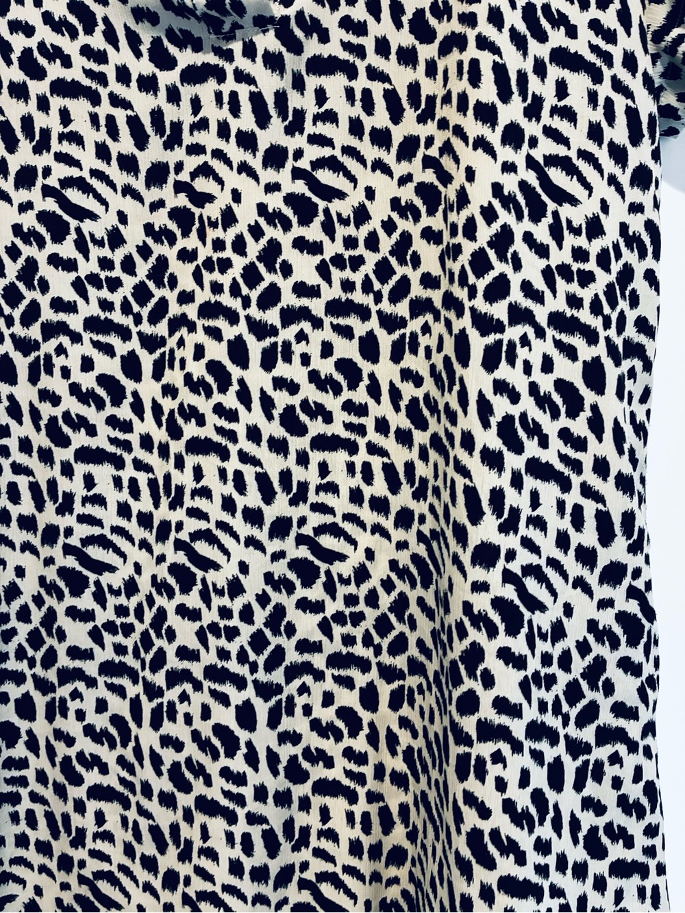 Umgee Black and Cream A Line Shift Dress - Animal Print Size M - Picture 6 of 7